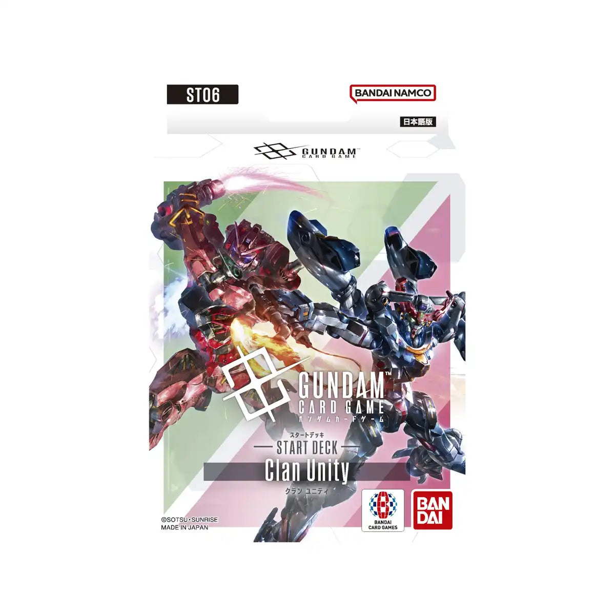 Bandai Gundam Card Game Starter Deck Clan Unity ST06 Japanese version