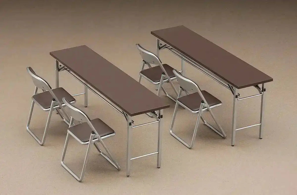 HASEGAWA - 1/12 Meeting Room Desk & Chair Plastic Model