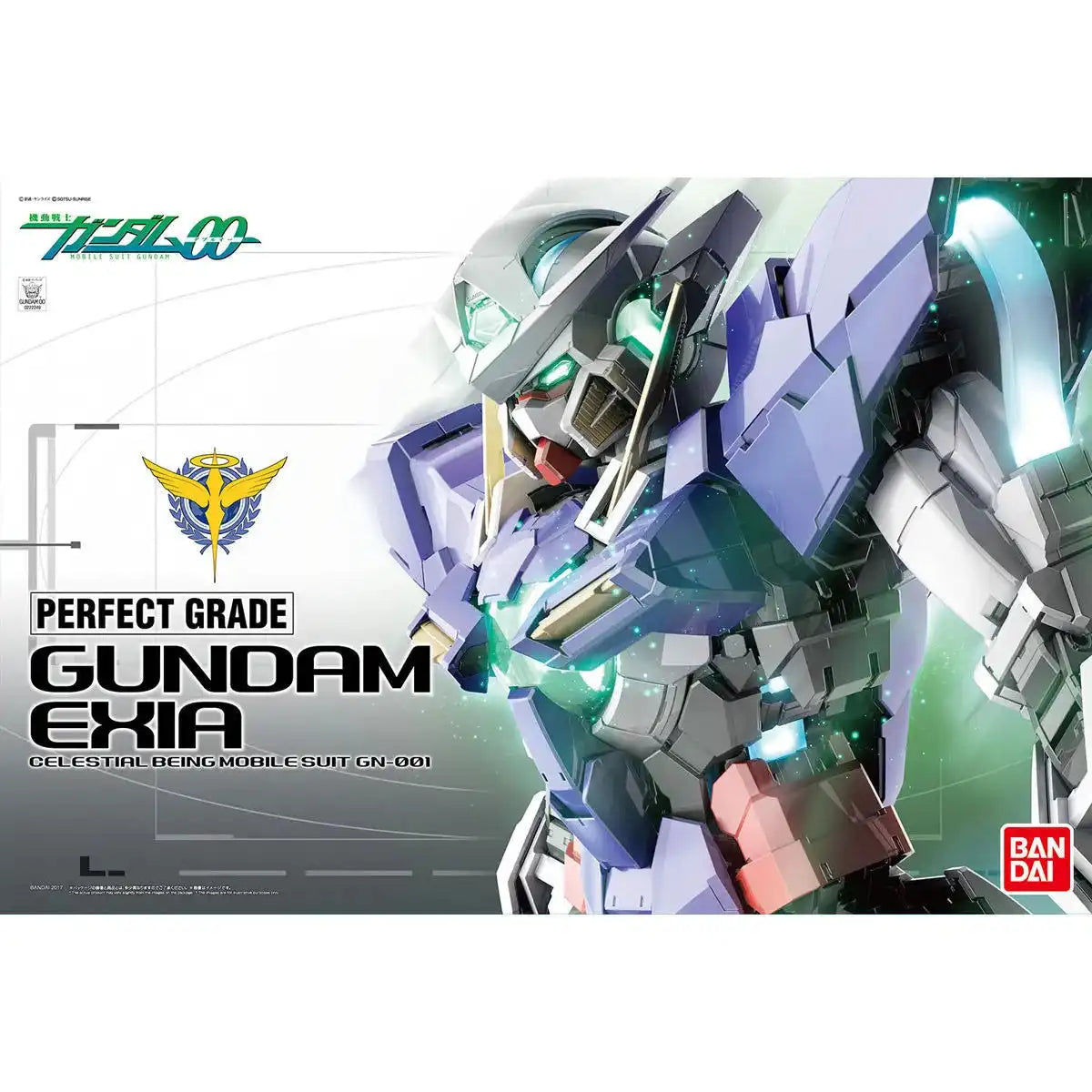 Bandai Pg 1/60 Gn-001 Gundam Exia Plastic Model Kit Gundam 00