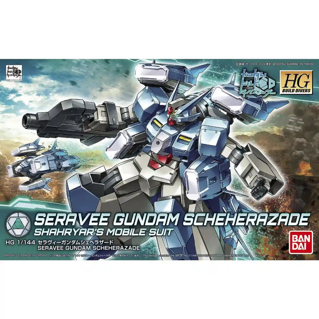 Bandai Hgbd 1/144 Seravee Gundam Scheherazade Model Kit Gundam Build Divers