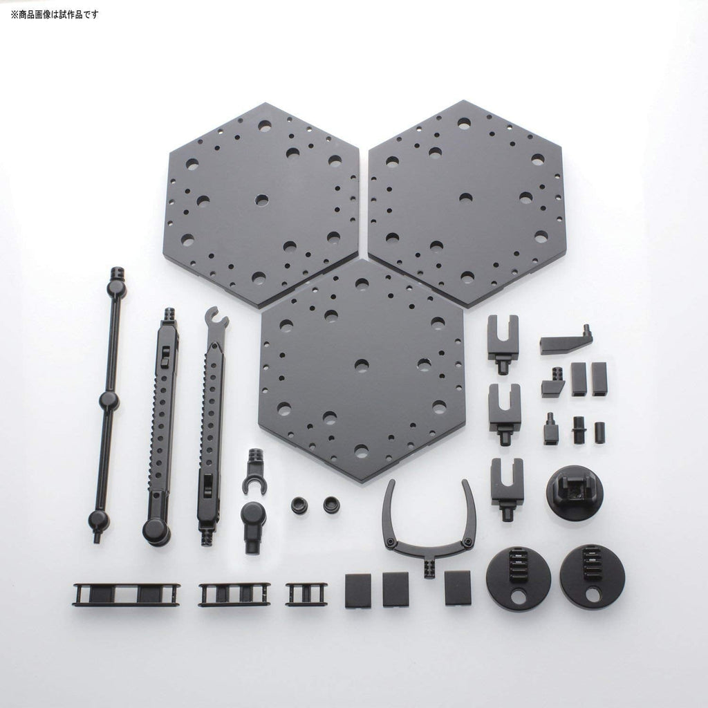 BANDAI Action Base 4 Black For 1/100 Scale Kit