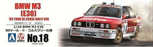Aoshima 1/24 Bmw M3 E30 '89 Tour De Corse Rally Ver. Plastic Model Kit