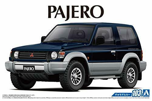 Aoshima 1/24 Mitsubishi V24wg Pajero Matel Top Wide Xr-ii '91 Model Kit