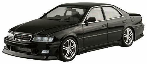Aoshima 1/24 Scale Toyota Black VERTEX JZX100 Chaser Tourer V 1998 Plastic Model