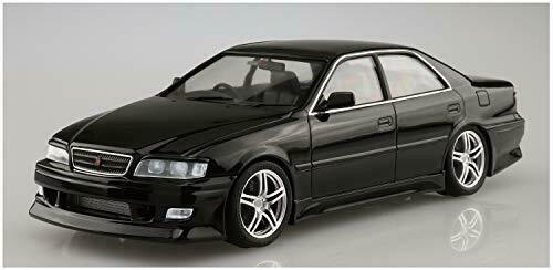 Aoshima 1/24 Scale Toyota Black VERTEX JZX100 Chaser Tourer V 1998 Plastic Model