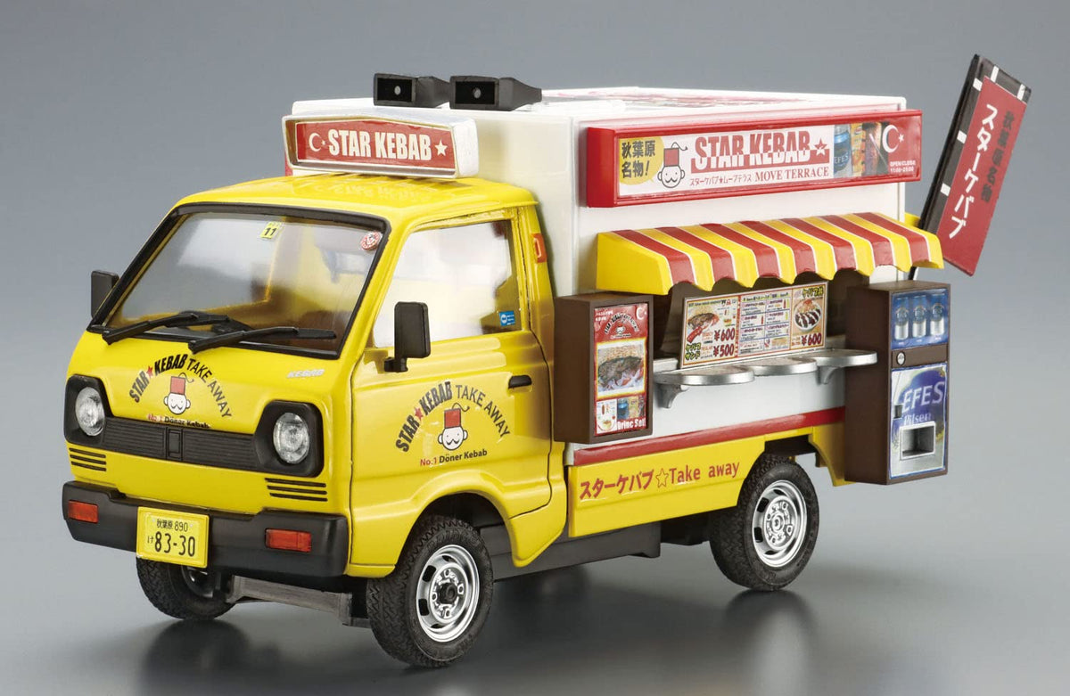 AOSHIMA 1/24 Selling Car Mo.6 Star Kebab Plastic Model