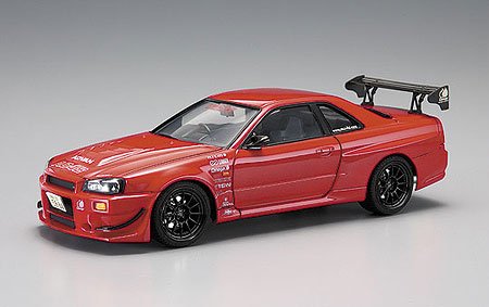 AOSHIMA 42861 Nissan Skyline Gt-R R34 Mcr Version 1/24 Scale Kit