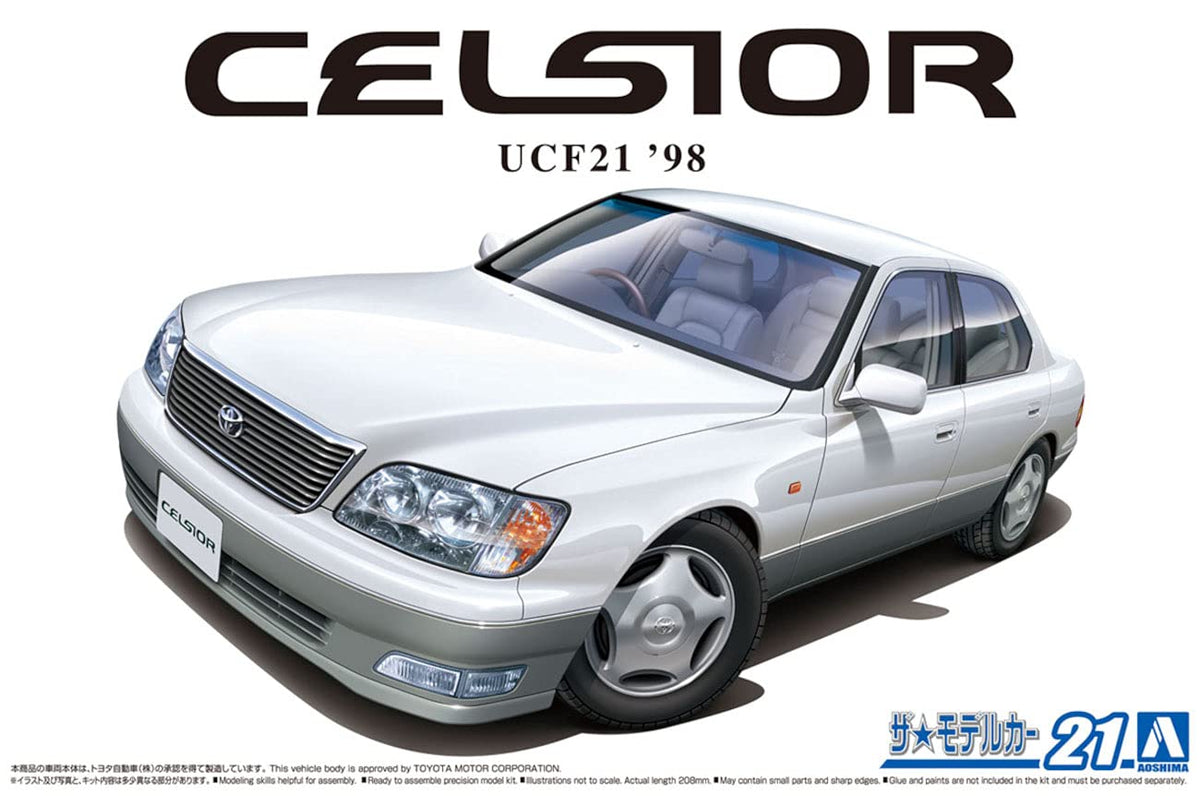 AOSHIMA The Model Car 1/24 Toyota Uce21 Celsior C Type '98 Plastic Model