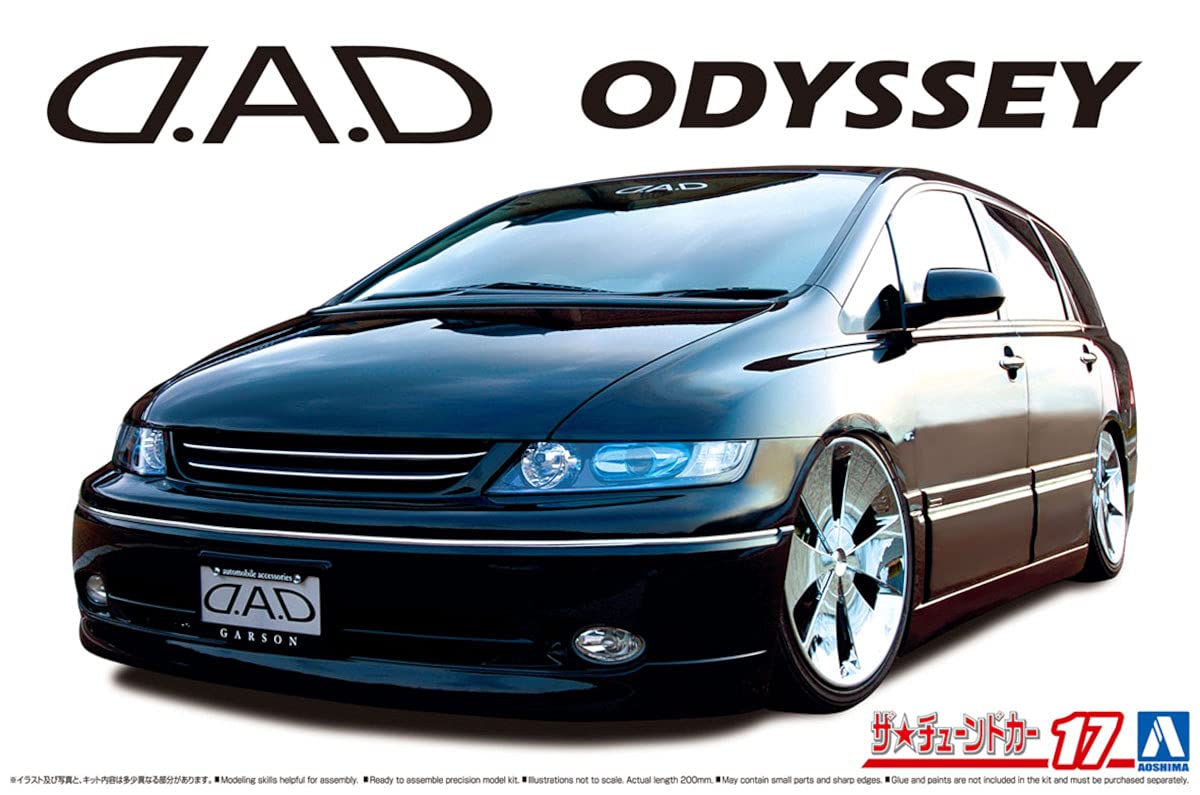 AOSHIMA The Tuned Car No.17 1/24 D.A.D Rb1 Odyssey ’03 Honda Plastic Model Plastic Model