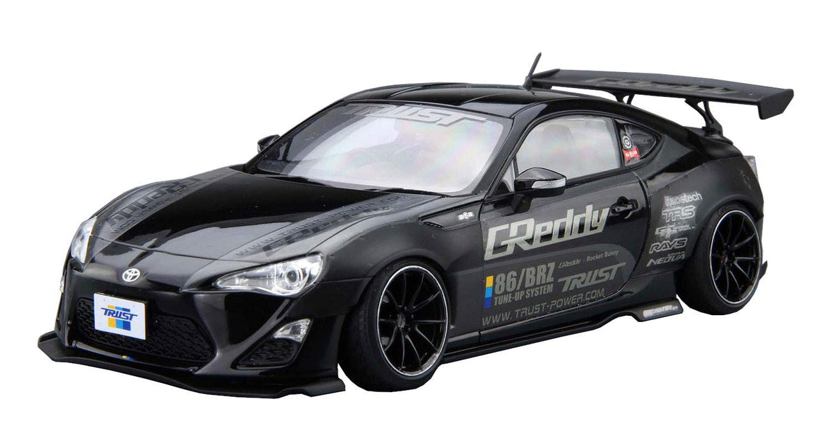 AOSHIMA The Tuned Car 1/24 Zn6 Toyota 86 Greddy & Rocket Bunny Volk Racing Ver. Plastic Model
