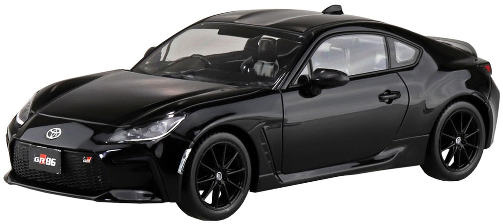 Aoshima 1/32 Rakupla Toyota Gr86 2021 Black Model Kit Pre-Colored