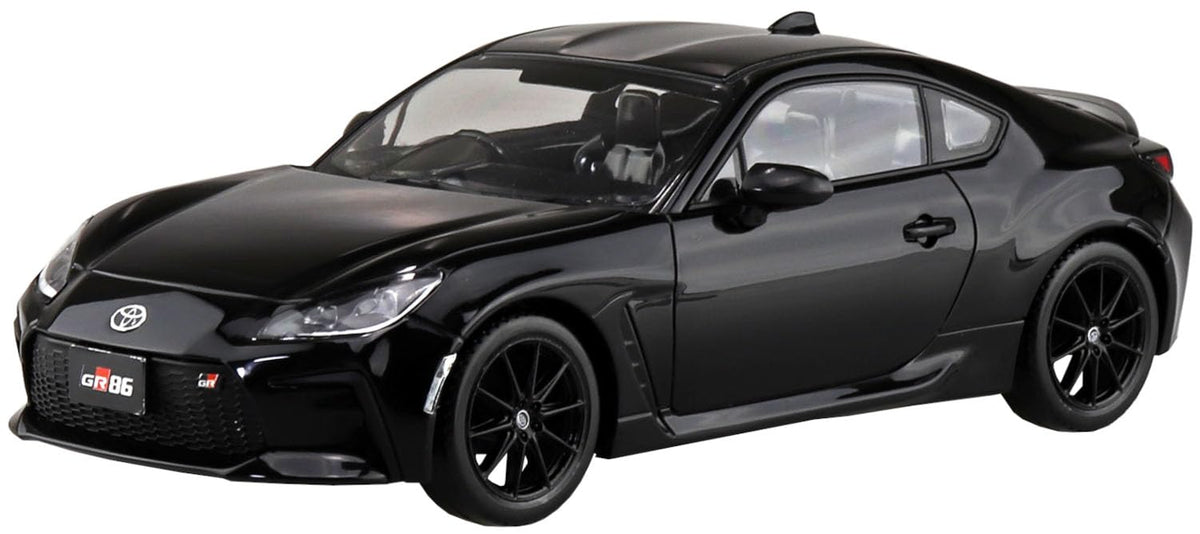 Aoshima 1/32 Rakupla Toyota Gr86 2021 Black Model Kit Pre-Colored
