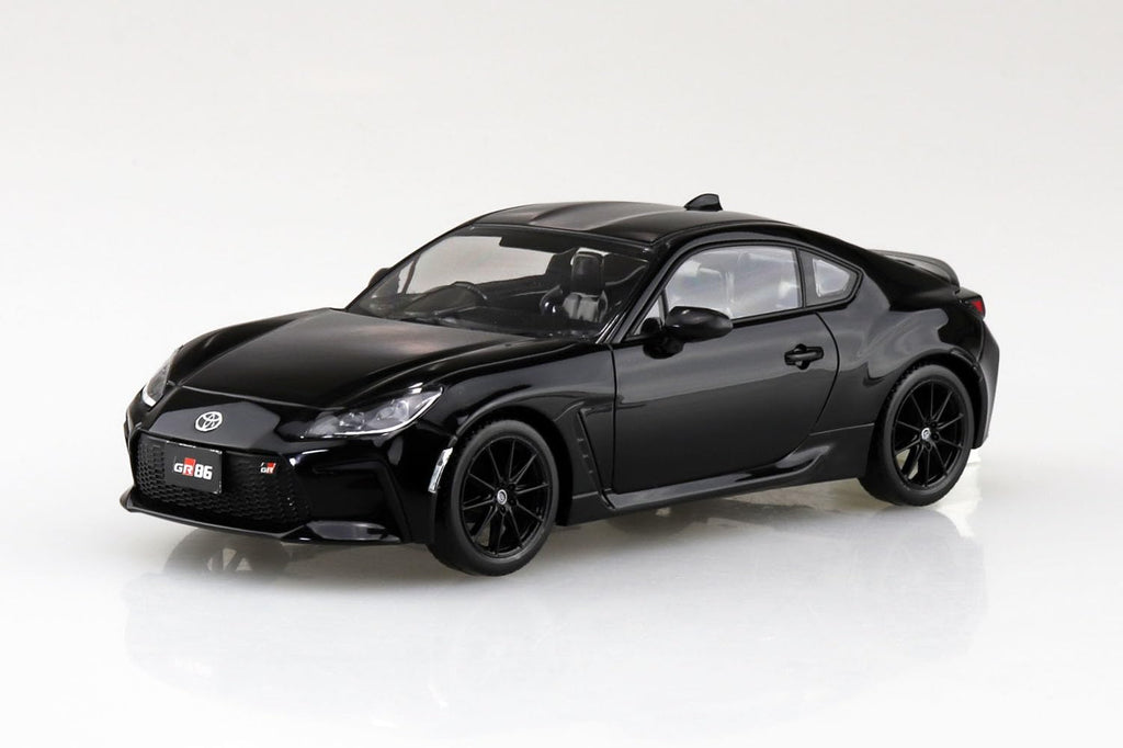 Aoshima 1/32 Rakupla Toyota Gr86 2021 Black Model Kit Pre-Colored