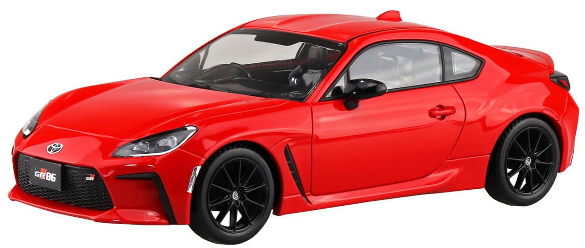 Aoshima 1/32 Toyota Gr86 2021 Snap Kit Spark Red Model Car
