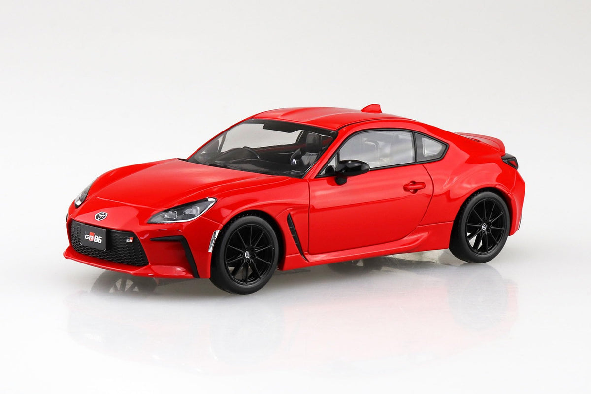 Aoshima 1/32 Toyota Gr86 2021 Snap Kit Spark Red Model Car