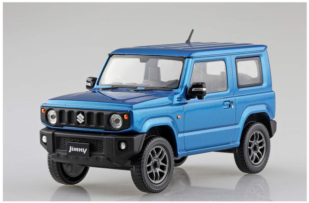 Aoshima Bunka Kyozai 1/32 The Snap Kit Series Suzuki Jimny Brisk Blue Metallic Color Coded Plastic Model 08-C