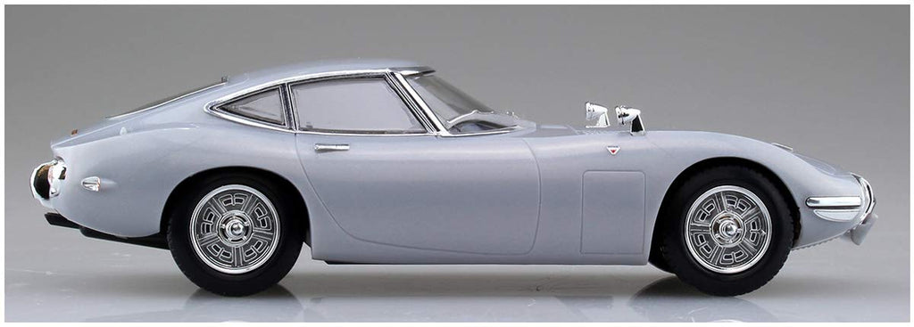 AOSHIMA 56295 Toyota 2000Gt Thunder Silver Metallic 1/32 Scale Pre-Painted Snap-Fit Kit