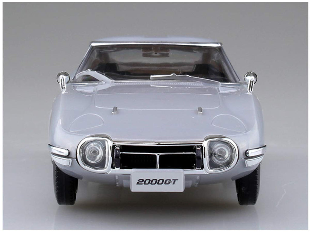 AOSHIMA 56295 Toyota 2000Gt Thunder Silver Metallic 1/32 Scale Pre-Painted Snap-Fit Kit