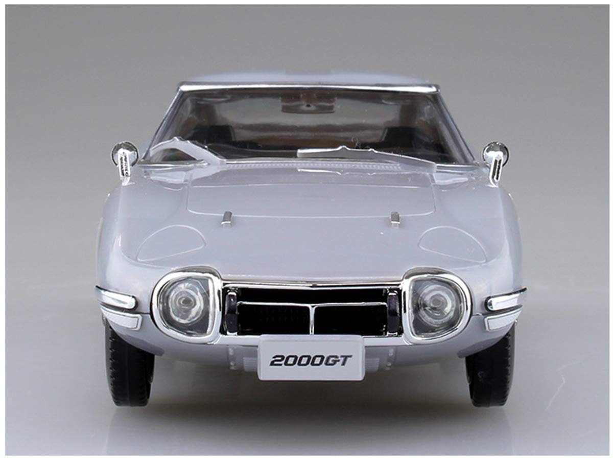AOSHIMA 56295 Toyota 2000Gt Thunder Silver Metallic 1/32 Scale Pre-Painted Snap-Fit Kit