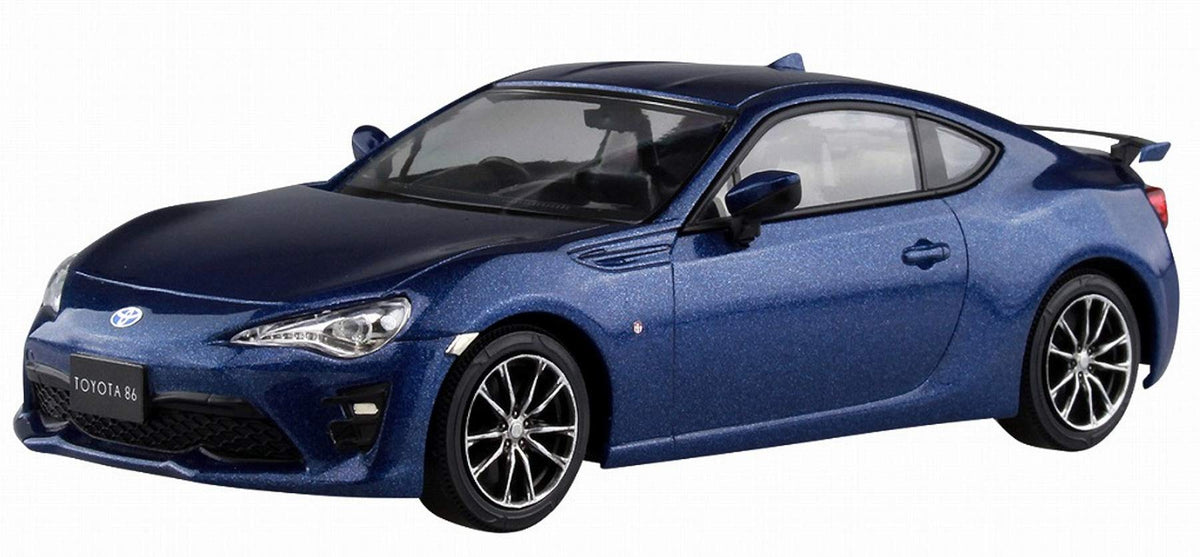 AOSHIMA 55984 Toyota 86 Azurite-Blue 1/32 Pre-Painted Snap-Fit Kit