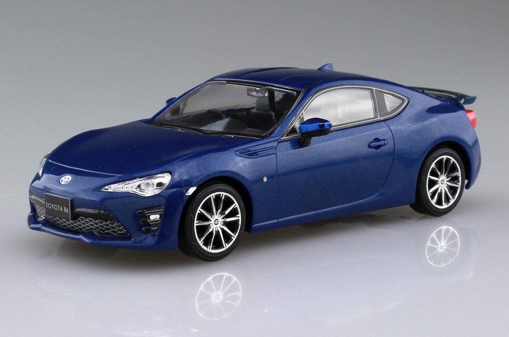 AOSHIMA 55984 Toyota 86 Azurite-Blue 1/32 Pre-Painted Snap-Fit Kit