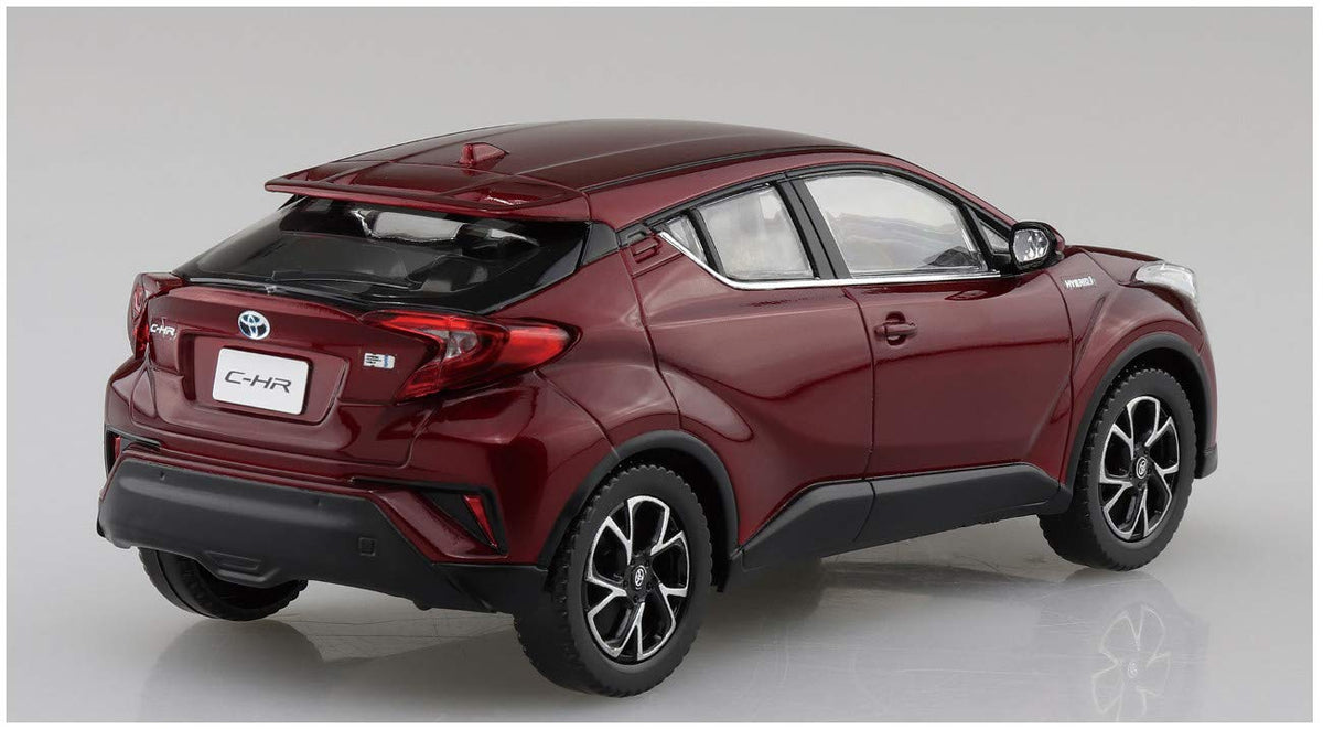 AOSHIMA 56370 06-D Toyota C-Hr Sensual Red Mica 1/32 Scale Pre-Painted Snap-Fit Kit