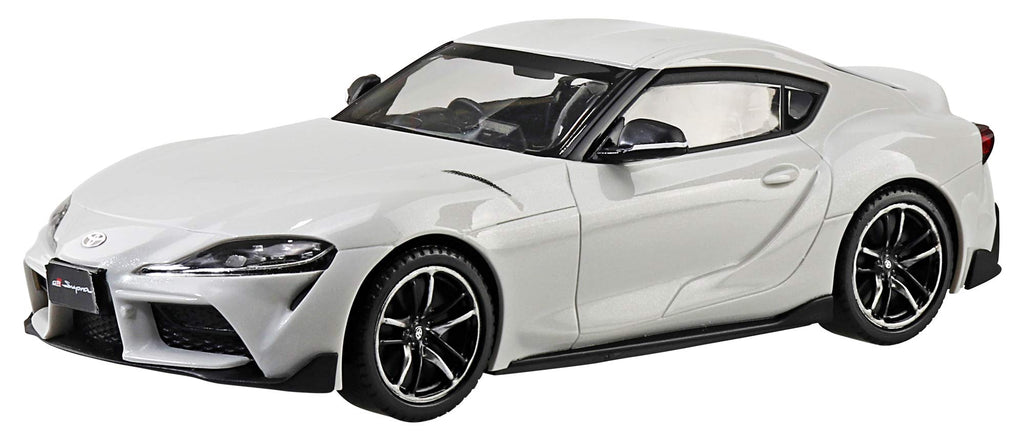 AOSHIMA The Snap Kit 1/32 Toyota Gr Supra White Metallic Plastic Model