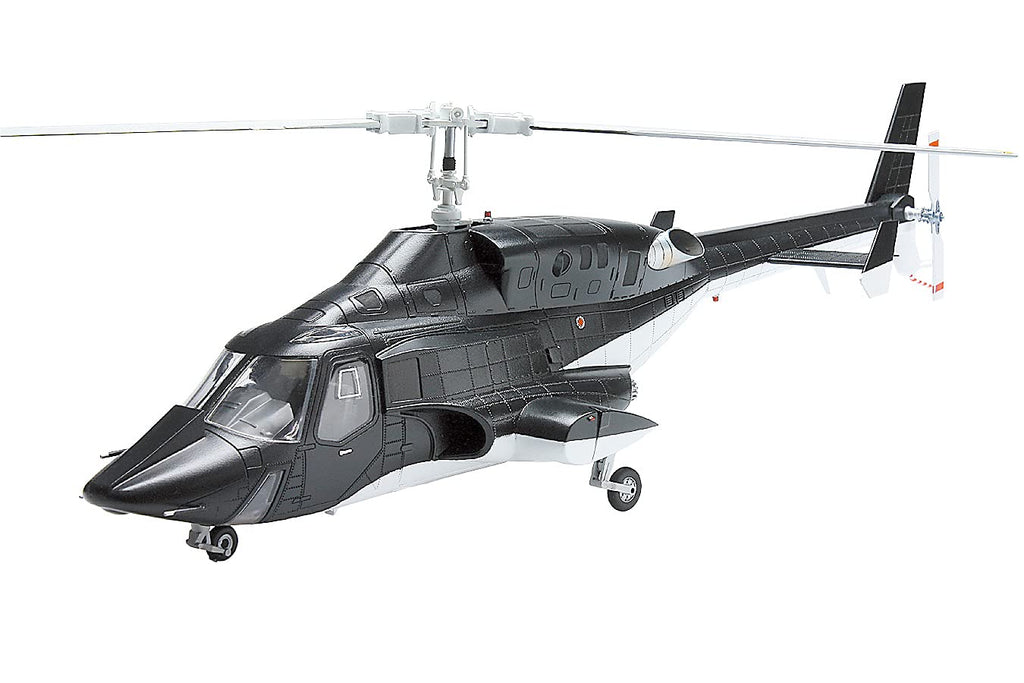 Aoshima Bunka Kyozai Movie Mecha Series Aw-01 Airwolf With Clear Body 1/24 Scale Plastic Model