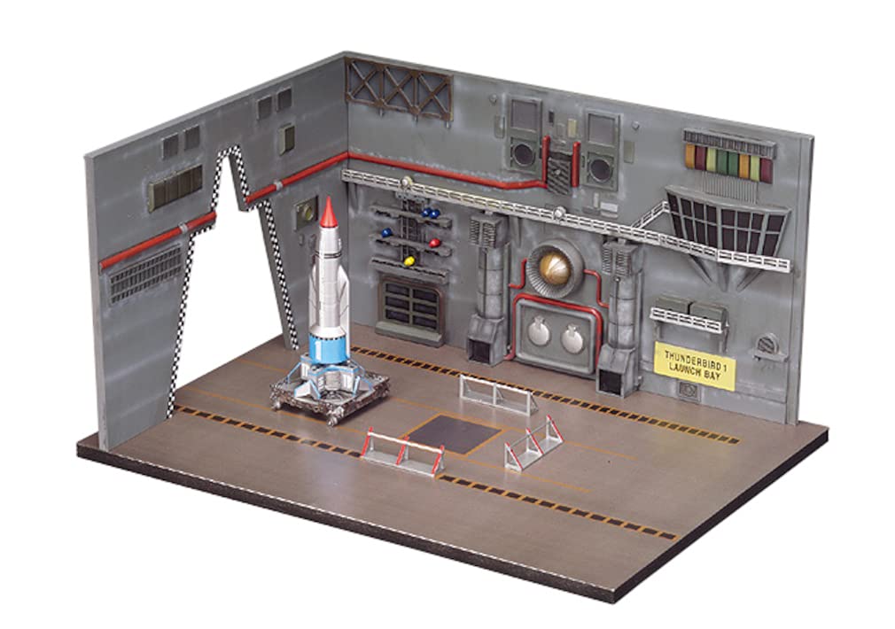 AOSHIMA Thunderbirds 1/350 Thunderbird 1 & Launch Bay Plastic Model