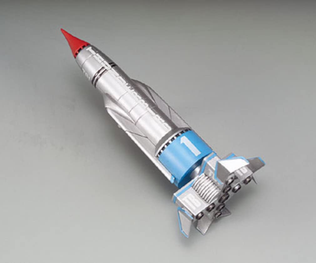 AOSHIMA Thunderbirds 1/350 Thunderbird 1 & Launch Bay Plastic Model