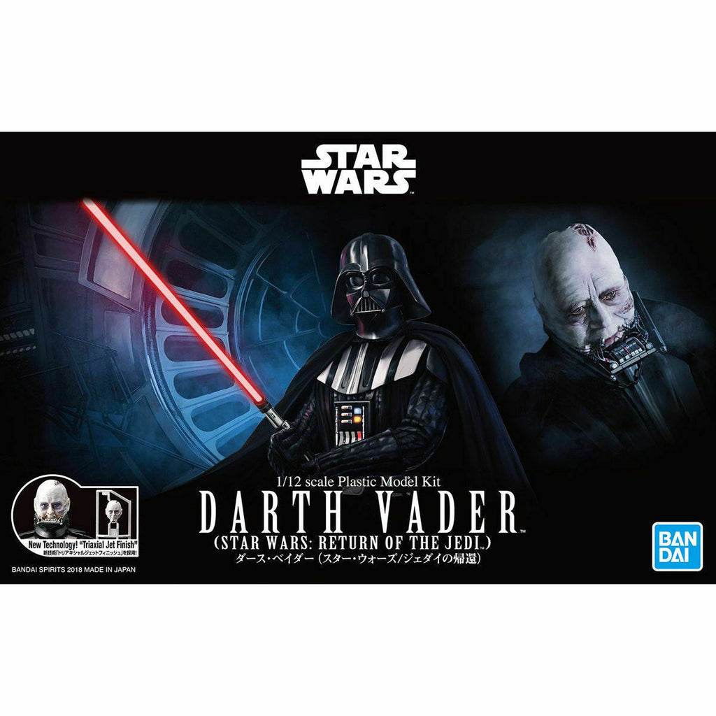 Bandai 1/12 Darth Vader Star Wars Return Of The Jedi Model Kit