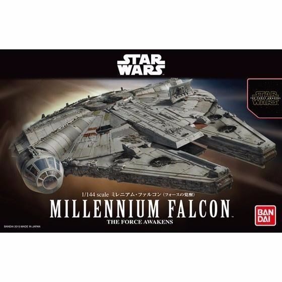 Bandai 1/144 Millennium Falcon The Force Awakens Plastic Model Kit Star Wars