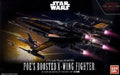 Bandai 1/72 Star Wars The Last Jedi Poe's Boosted X-wing Fighter Model Kit
