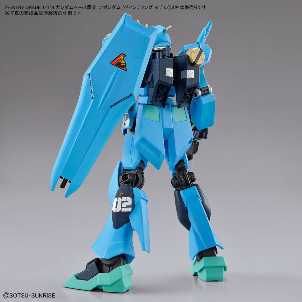 Bandai Entry Grade 1/144 Gundam Base Nu Gundam Painting Model