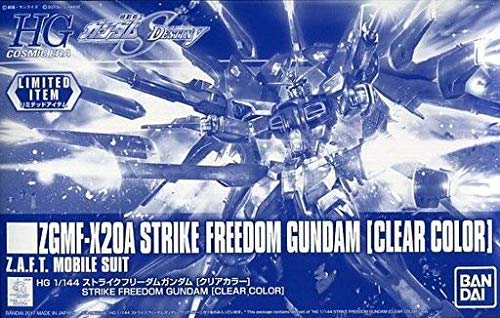 Bandai Event Limited HGCE 1/144 Strike Freedom Gundam Clear Color Model Kit