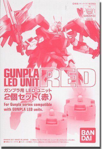Bandai Gunpla Led Unit Red 2 Pcs Set Model Kit