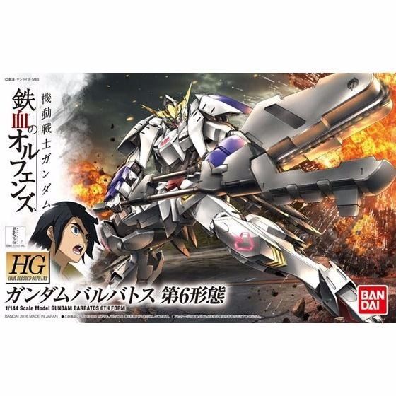 Bandai Hg 1/144 Gundam Barbatos 6th Form Model Kit Iron-blooded Orphans F/s