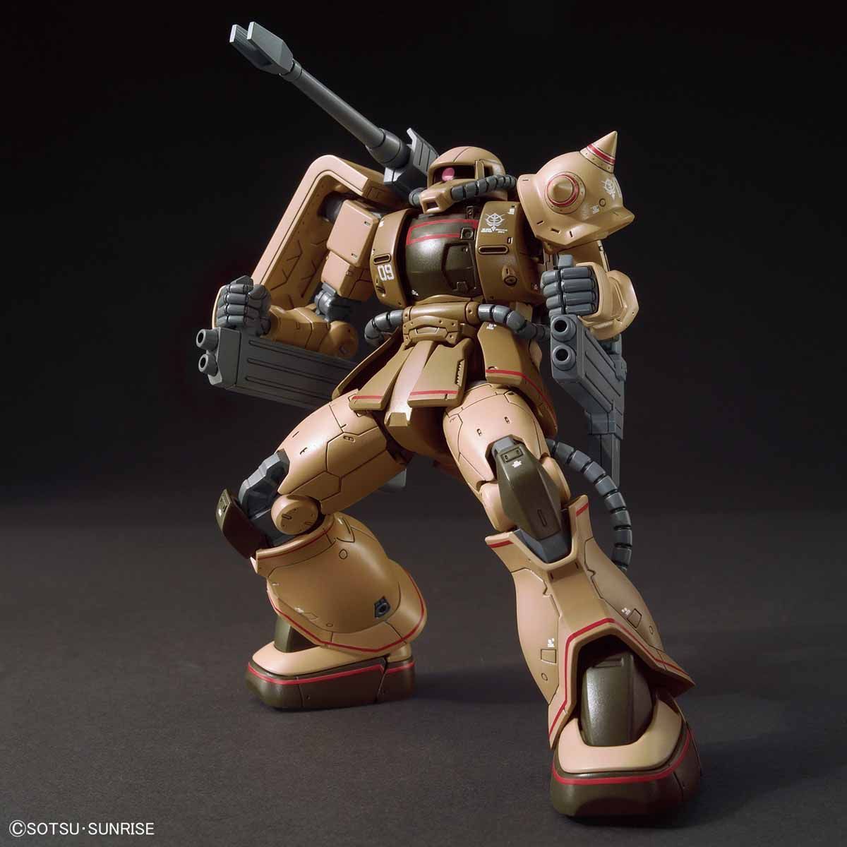 Bandai Hg 1/144 Ms-06ck Zaku Half Cannon Model Kit Gundam The Origin Msd