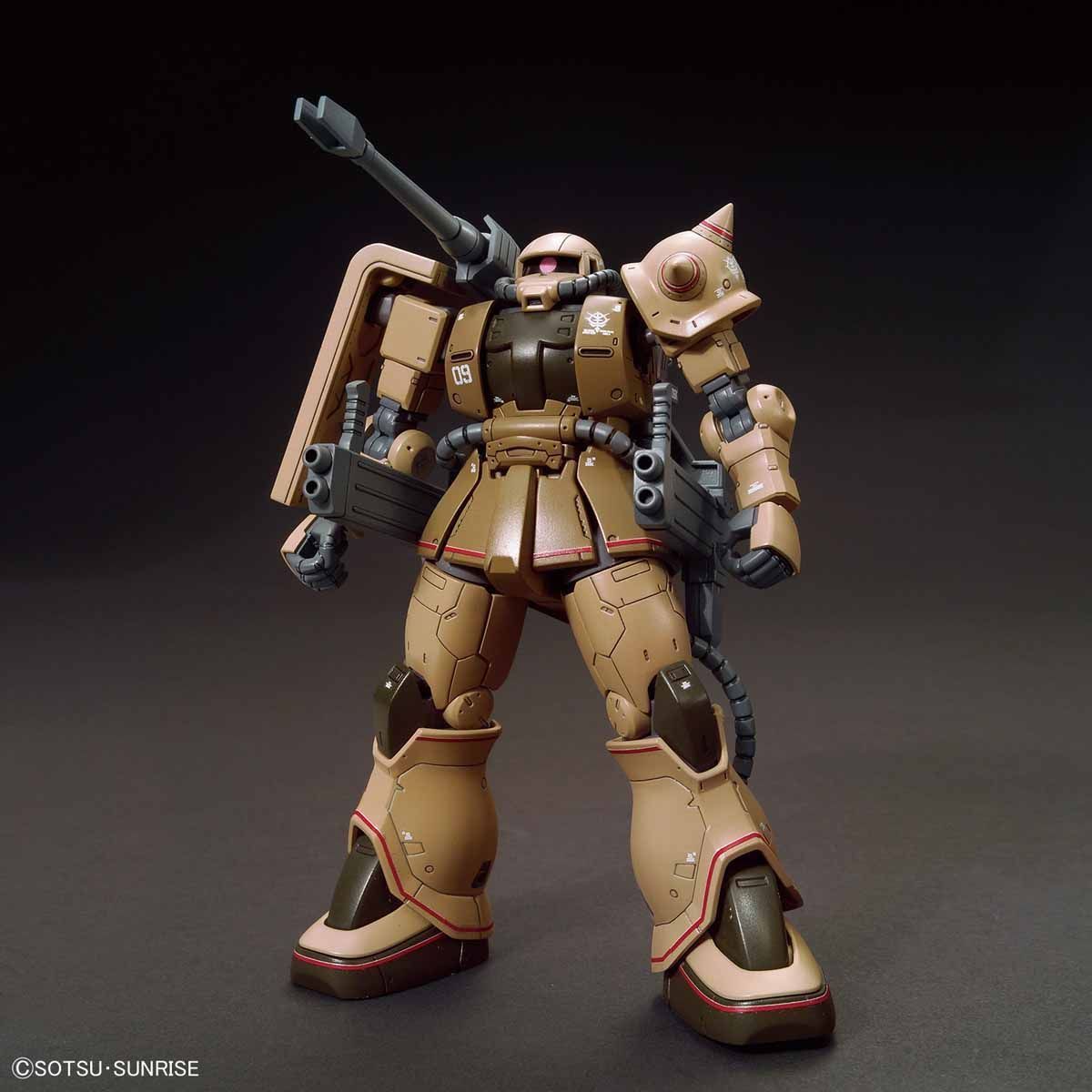 Bandai Hg 1/144 Ms-06ck Zaku Half Cannon Model Kit Gundam The Origin Msd