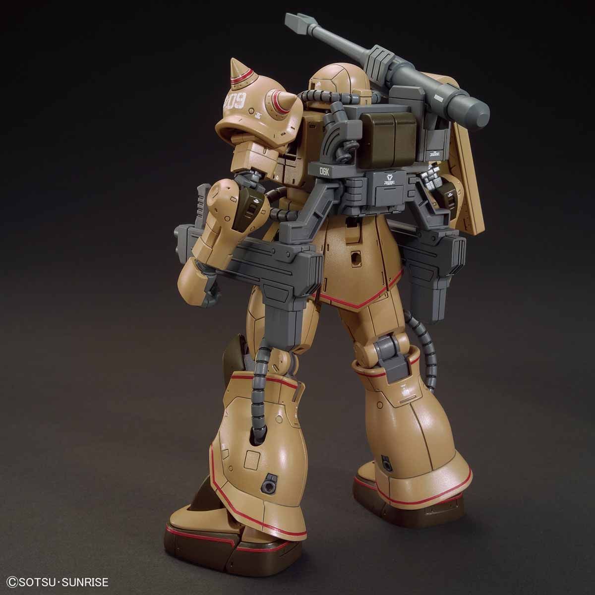 Bandai Hg 1/144 Ms-06ck Zaku Half Cannon Model Kit Gundam The Origin Msd
