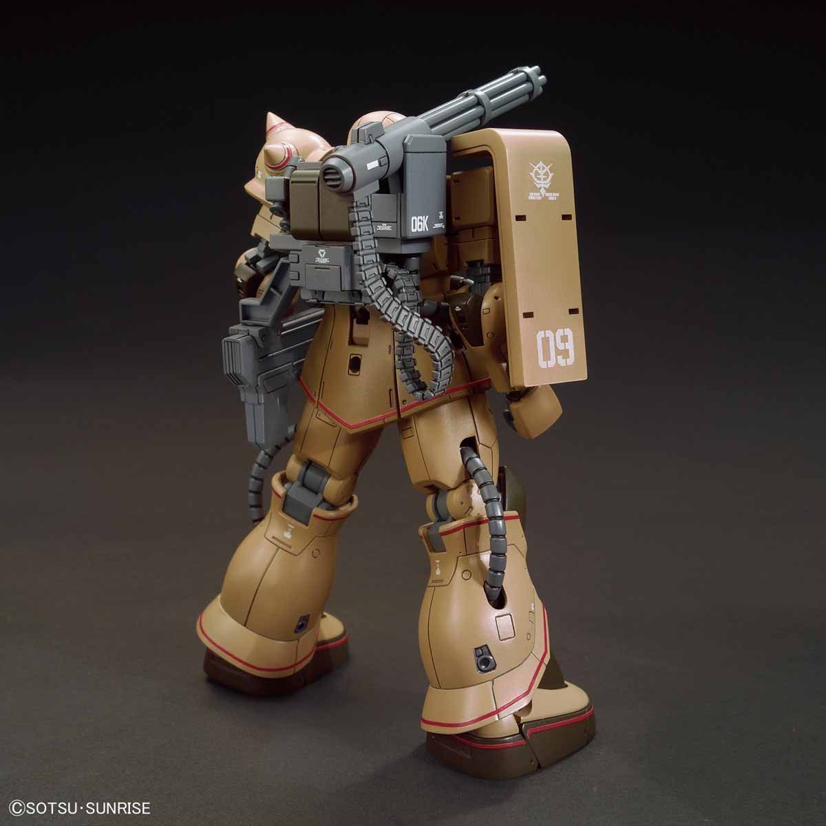 Bandai Hg 1/144 Ms-06ck Zaku Half Cannon Model Kit Gundam The Origin Msd