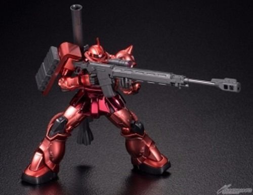 Bandai Hg 1/144 Ms-06s Zaku Ii Metallic Ver Gunpla Expo 2015 Limited Model Kit