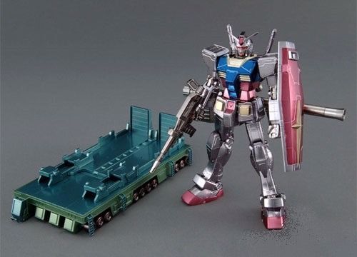 Bandai Hg 1/144 Rx-78-2 Gundam Ver G30th & Trailer Truck Plastic Model Kit