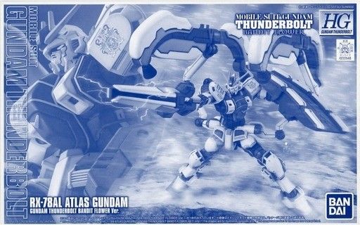 Bandai Hg 1/144 Rx-78al Atlas Gundam Thunderbolt Bandit Flower Ver Model Kit