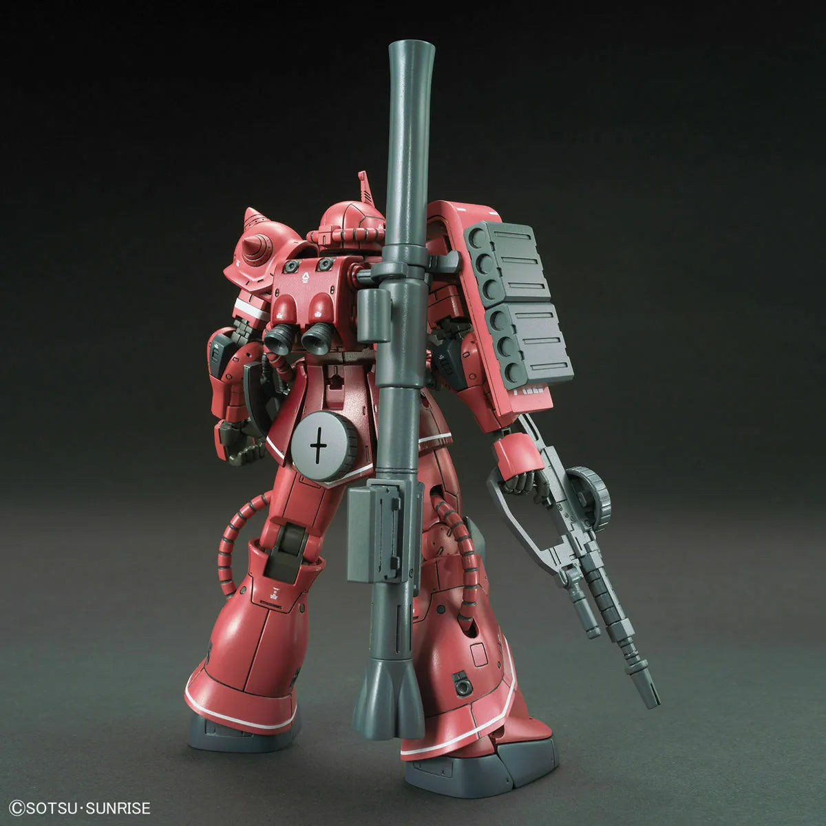 Bandai Hg 1/144 Ms-06s Zaku Ii Red Comet Ver Plastic Model Kit Gundam The Origin