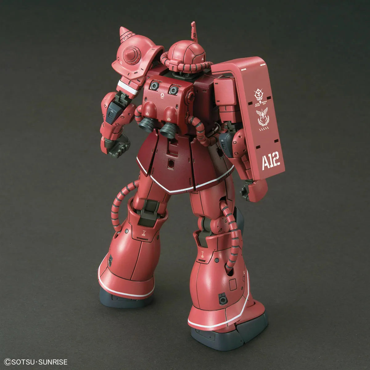 Bandai Hg 1/144 Ms-06s Zaku Ii Red Comet Ver Plastic Model Kit Gundam The Origin