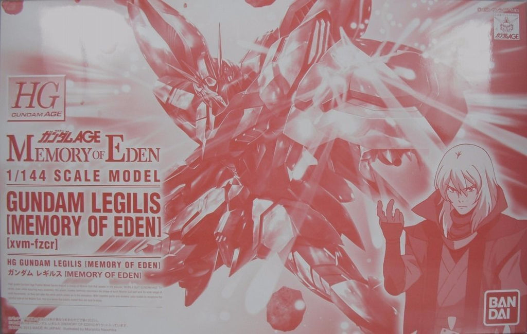 Bandai Hg 1/144 Xvm-fzcr Gundam Legilis Memory Of Eden Model Kit Gundam Age