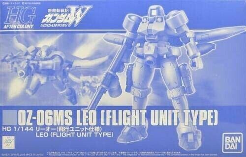 Bandai Hgac 1/144 Oz-06ms Leo Flight Unit Type Plastic Model Kit Gundam W