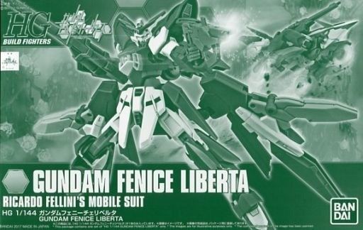 Bandai Hgbf 1/144 Gundam Fenice Liberta Model Kit Gundam Build Fighters