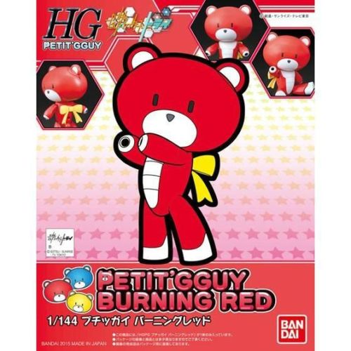 Bandai Hgpg 1/144 Petit'gguy Burning Red Model Kit Gundam Build Fighters